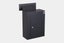 Protex Wall Drop Box w/ Adjustable Chute WDC-160 - Black Carousel 1