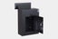Protex Wall Drop Box w/ Adjustable Chute WDC-160 - Black Carousel 2