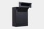 Protex Wall Drop Box w/ Adjustable Chute WDC-160 - Black Carousel 3