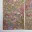 Vintage Japanese Silk Floral Kimono Panels Fabric X2 Pieces Carousel 12
