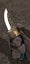 19cm Mongolian BBQ Knife Meat Cleaver Copper Handle Hunting Camping BBQ Knife Carousel 12