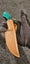 19cm Mongolian BBQ Knife Meat Cleaver Copper Handle Hunting Camping BBQ Knife Carousel 15