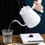 Electric Gooseneck Kettle with Temperature Control White 1L 1000W Carousel 3