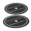 reel to reel tape recorder reel adjusting disc 2Pcs Nab HUB Adapter Spacer 82mm Carousel 1