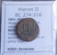 #N800# Greek bronze coin of Hieron II from Syracuse 275-215 BC Carousel 1