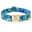 Personalized Dog Collar Nylon Floral Print with Engraved Name & Number Carousel 9