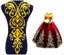 1 Piece Iron On Appliques Gold Embroidered Patches For Garment Europe Vintage Carousel 6