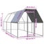 Outdoor Chicken Cage 2X6x2 M Galvanised Steel Small Animal Cages & Hutches Carousel 2