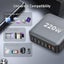 220W Charging Station for Multiple Devices 6-Port USB Charging Hub Carousel 4