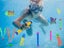28pcs Pets Pool Diving Toys Set Underwater Games Fun Swimming Training Toys Carousel 4
