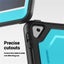iPad Air 3rd Gen/Pro 10.5 inch Drop Protection Frosting Handle Case-LightBlue Carousel 8