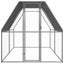 Outdoor Chicken Cage 2x2x2 m Galvanised Steel Tbnktok Carousel 6
