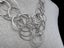 Handcrafted Modernist Sterling Silver 'Bubbles and Circles' Necklace Carousel 1