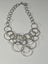 Handcrafted Modernist Sterling Silver 'Bubbles and Circles' Necklace Carousel 2