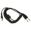 mini xlr 5 pin plug to ga dual plugs headset adapter cable Mini XLR 5 Pin Plug Carousel 2