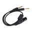 female xlr to ga 2 plugs aviation headset adapter xlr to ga dual plug cable xlr Carousel 4