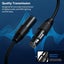 Neewer 2M 3 Pin XLR Stage Light Cable Wire 10 in 1 Mega Value Pack Carousel 7