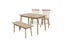 Paris# Malaysian Oak Scandinavian Dining Table | 1.2M | Light color| TR Carousel 5