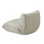 Oikiture Floor Sofa Accent Chair Lazy Couch Lounge Recliner Beige Polyester Carousel 7
