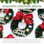 50pcs Mini Christmas Wreaths, Christmas Holiday Decorations Carousel 4
