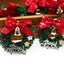 50pcs Mini Christmas Wreaths, Christmas Holiday Decorations Carousel 6