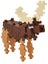Plus-Plus: Moose Tube (100pc) Carousel 2