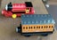 Thomas Tank x 2 Metal Diecast Magnetic Trains “ Victor”+ “Clarabell” Great Cond Carousel 3