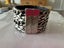Four band bracelet silver and black Carousel 4