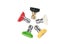 Water Blaster Nozzle Kit of 5 - 1/4QC Carousel 2