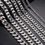 FLASH SALE! 7MM 60CMS 316L Stainless Steel Diamond Cut Edge Silver Curb Chain Carousel 2