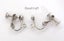A PAIR of SILVER SCREW-ON EARRINGS Carousel 1