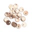 stainless steel round tag diy pendant tag diy dog tag 20pcs DIY Round Pendant Carousel 4