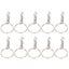 key chain alloy key chain 10pcs Key Ring Alloy Key Chain Ring Parts with Screw Carousel 1