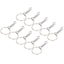 key chain alloy key chain 10pcs Key Ring Alloy Key Chain Ring Parts with Screw Carousel 2