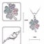 CRAZY PRICE! Pretty Pink Crystal 4 Leaf Clover Pendant and Chain Carousel 2