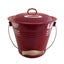 Falcon Vintage Style Enamel Kitchen Scraps Bucket Red with Lid Carousel 1