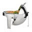 New 2-Pack Round Roll Top Chafing Dish Set with Full-Size 6Qt Pan Fuel Holder Carousel 11