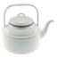 Country Vintage Style Falcon Enamel White with Blue Kettle 2 Litre Carousel 1