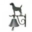French Country Wall Art Dog Hanger Bell Wrought Iron Metal Carousel 1