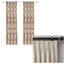 100 Centimetre Brown Modern Luxury Retro Style Curtains For Living Room Bedroom Carousel 1