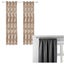 100 Centimetre Brown Modern Luxury Retro Style Curtains For Living Room Bedroom Carousel 4