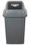 Cleanlink 60L Rubbish Bin with Spring Loaded Bullet Lid, Grey Carousel 1