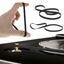 All Size Rubber Drive Belt Turntable Replacement For Phono/ Black, Carousel 4