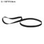 All Size Rubber Drive Belt Turntable Replacement For Phono/ Black, Carousel 14