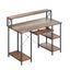 Office Gaming Computer Desk Brown Carousel 1