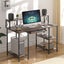 Office Gaming Computer Desk Brown Carousel 7