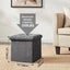 Storage Ottoman Small - Grey Carousel 4