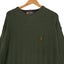Vintage 90s Ralph Lauren Chaps Green Knit Chunky Sweater XL Carousel 3