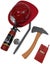 6pcs FIREMAN SET Kids Fire Chief Helmet Costume Halloween Book Week Kit Carousel 2