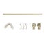 Goslash Picks Curtain Rod Steel Quiet Rail Pole Set Carousel 1
